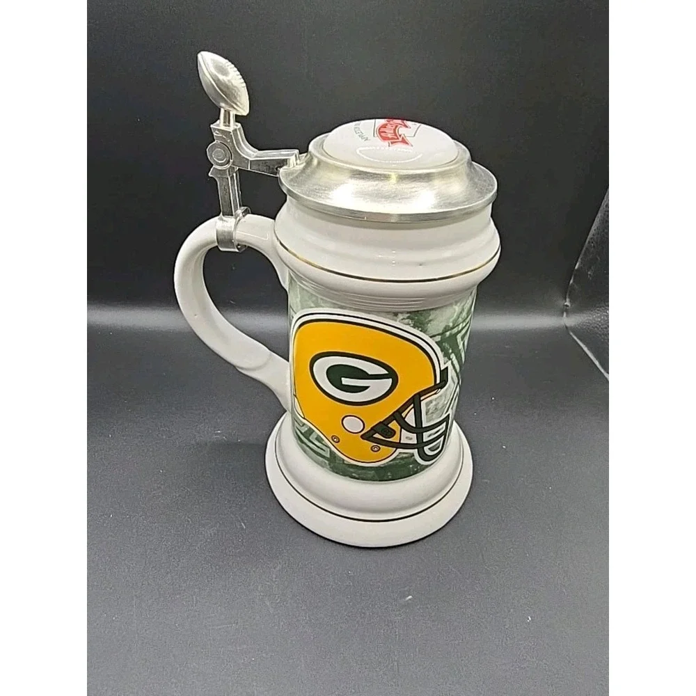 GREEN BAY PACKERS SUPER BOWL XXXI STEIN 160/500 LTD EDITION ALDER BRAU 1996